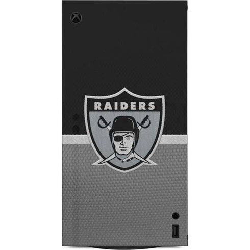 NFL Las Vegas Raiders Vintage XBox Series X Digital Edition Console Skin