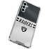 NFL Las Vegas Raiders White Striped Gabb Phone 4 Clear Case