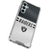 NFL Las Vegas Raiders White Striped Galaxy A16 5G Clear Case