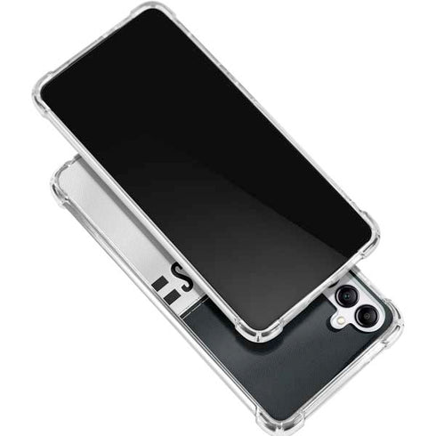 NFL Las Vegas Raiders White Striped Galaxy A16 5G Clear Case