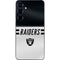 NFL Las Vegas Raiders White Striped Galaxy A16 5G Skin
