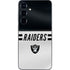 NFL Las Vegas Raiders White Striped Galaxy A16 5G Skin