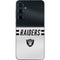 NFL Las Vegas Raiders White Striped Galaxy A35 5G Skin