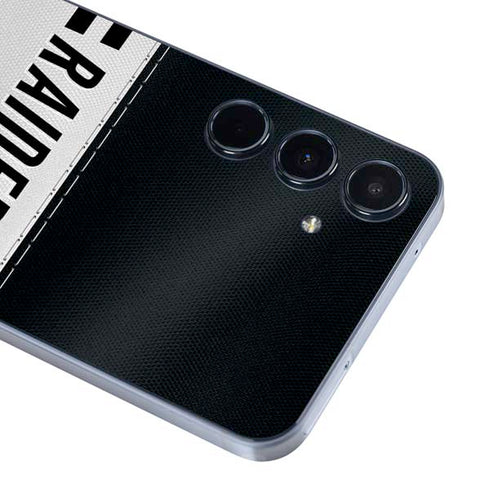 NFL Las Vegas Raiders White Striped Galaxy A36 5G Skin