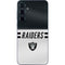 NFL Las Vegas Raiders White Striped Galaxy A55 5G Skin
