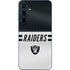 NFL Las Vegas Raiders White Striped Galaxy A55 5G Skin