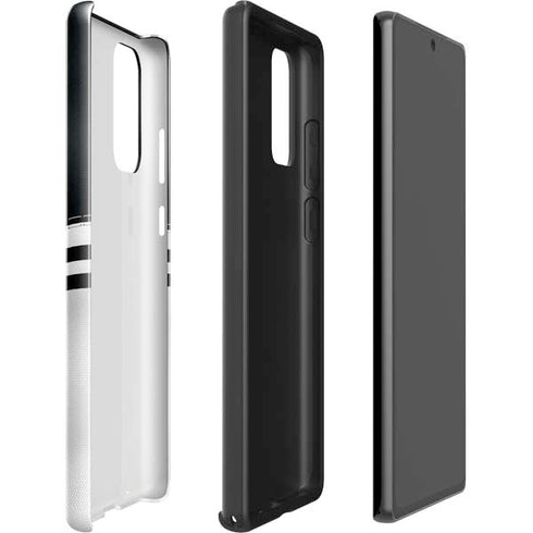 NFL Las Vegas Raiders White Striped Galaxy Note20 5G Pro Case