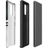 NFL Las Vegas Raiders White Striped Galaxy Note20 5G Pro Case