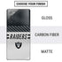 NFL Las Vegas Raiders White Striped Galaxy Note20 5G Skin
