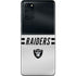 NFL Las Vegas Raiders White Striped Galaxy S20 Plus Skin