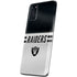 NFL Las Vegas Raiders White Striped Galaxy S20 Plus Skin