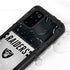 NFL Las Vegas Raiders White Striped Galaxy S20 Plus Waterproof Case