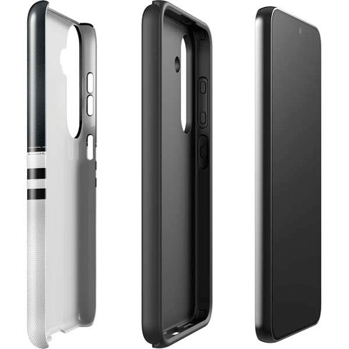 NFL Las Vegas Raiders White Striped Galaxy S25 Impact Case