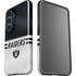 NFL Las Vegas Raiders White Striped Galaxy S25 Impact Case