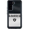 NFL Las Vegas Raiders White Striped Galaxy S24 Plus Waterproof Case