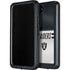 NFL Las Vegas Raiders White Striped Galaxy S24 Plus Waterproof Case