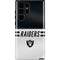 NFL Las Vegas Raiders White Striped Galaxy Cases
