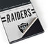 NFL Las Vegas Raiders White Striped Galaxy S25 Ultra Skin