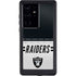 NFL Las Vegas Raiders White Striped Galaxy S24 Ultra Waterproof Case