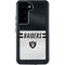 NFL Las Vegas Raiders White Striped Galaxy S24 Waterproof Case