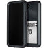 NFL Las Vegas Raiders White Striped Galaxy S24 Waterproof Case