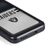 NFL Las Vegas Raiders White Striped Galaxy S24 Waterproof Case