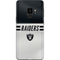 NFL Las Vegas Raiders White Striped Galaxy S9 Skin
