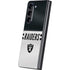 NFL Las Vegas Raiders White Striped Galaxy Z Fold5 5G Skin