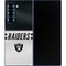 NFL Las Vegas Raiders White Striped Galaxy Z Fold6 Skin
