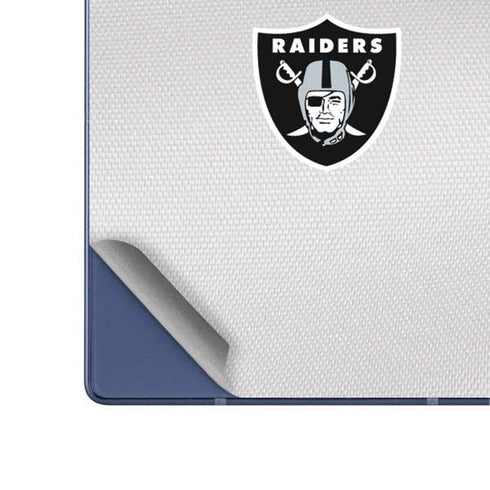 NFL Las Vegas Raiders White Striped Galaxy Z Fold6 Skin