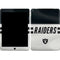 NFL Las Vegas Raiders White Striped iPad Skins
