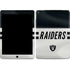 NFL Las Vegas Raiders White Striped iPad Skins