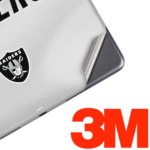 NFL Las Vegas Raiders White Striped iPad Skins