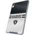 NFL Las Vegas Raiders White Striped iPad 11th Gen (2025) Clear Case