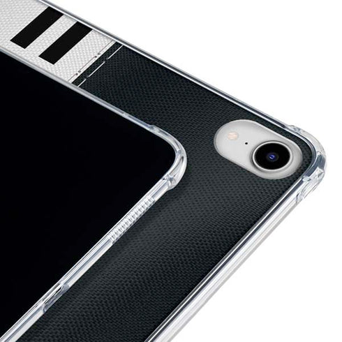 NFL Las Vegas Raiders White Striped iPad 11th Gen (2025) Clear Case