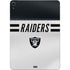 NFL Las Vegas Raiders White Striped Apple iPad Air Skin