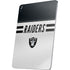 NFL Las Vegas Raiders White Striped Apple iPad Air Skin
