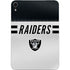 NFL Las Vegas Raiders White Striped Apple iPad Mini Skin
