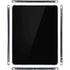 NFL Las Vegas Raiders White Striped iPad Pro 12.9in (2020) Clear Case