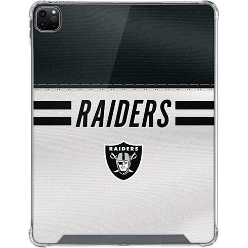 NFL Las Vegas Raiders White Striped iPad Cases
