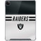 NFL Las Vegas Raiders White Striped iPad Cases