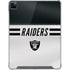 NFL Las Vegas Raiders White Striped iPad Cases