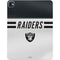 NFL Las Vegas Raiders White Striped iPad Pro 13in M4 (2024) Skin