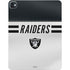 NFL Las Vegas Raiders White Striped iPad Pro 13in M4 (2024) Skin