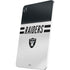 NFL Las Vegas Raiders White Striped iPad Pro 13in M4 (2024) Skin