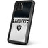 NFL Las Vegas Raiders White Striped iPhone 11 Pro Waterproof Case