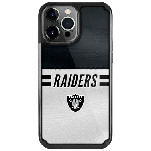 NFL Las Vegas Raiders White Striped iPhone Cases