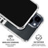 NFL Las Vegas Raiders White Striped iPhone 15 Clear Case