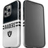 NFL Las Vegas Raiders White Striped iPhone 15 Pro Impact Case