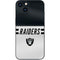 NFL Las Vegas Raiders White Striped iPhone 15 Skin